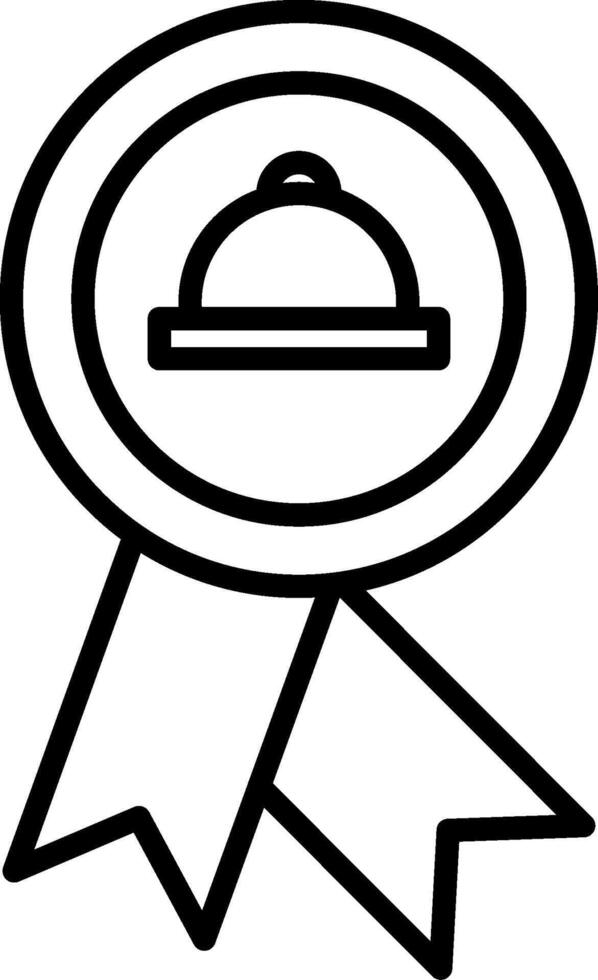 Meal Line Icon vector