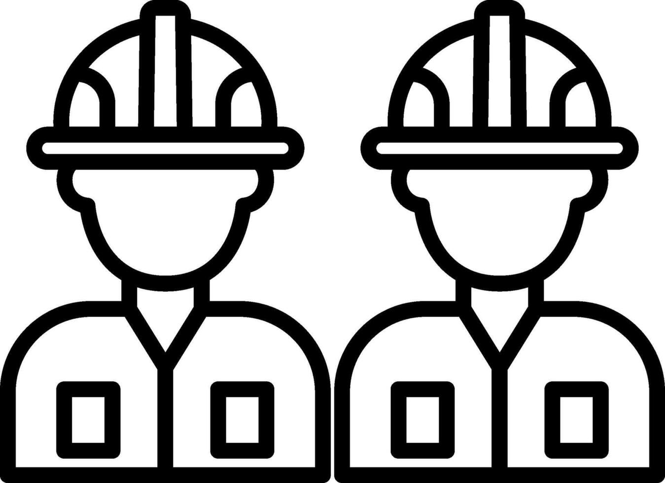 Worker Line Icon vector
