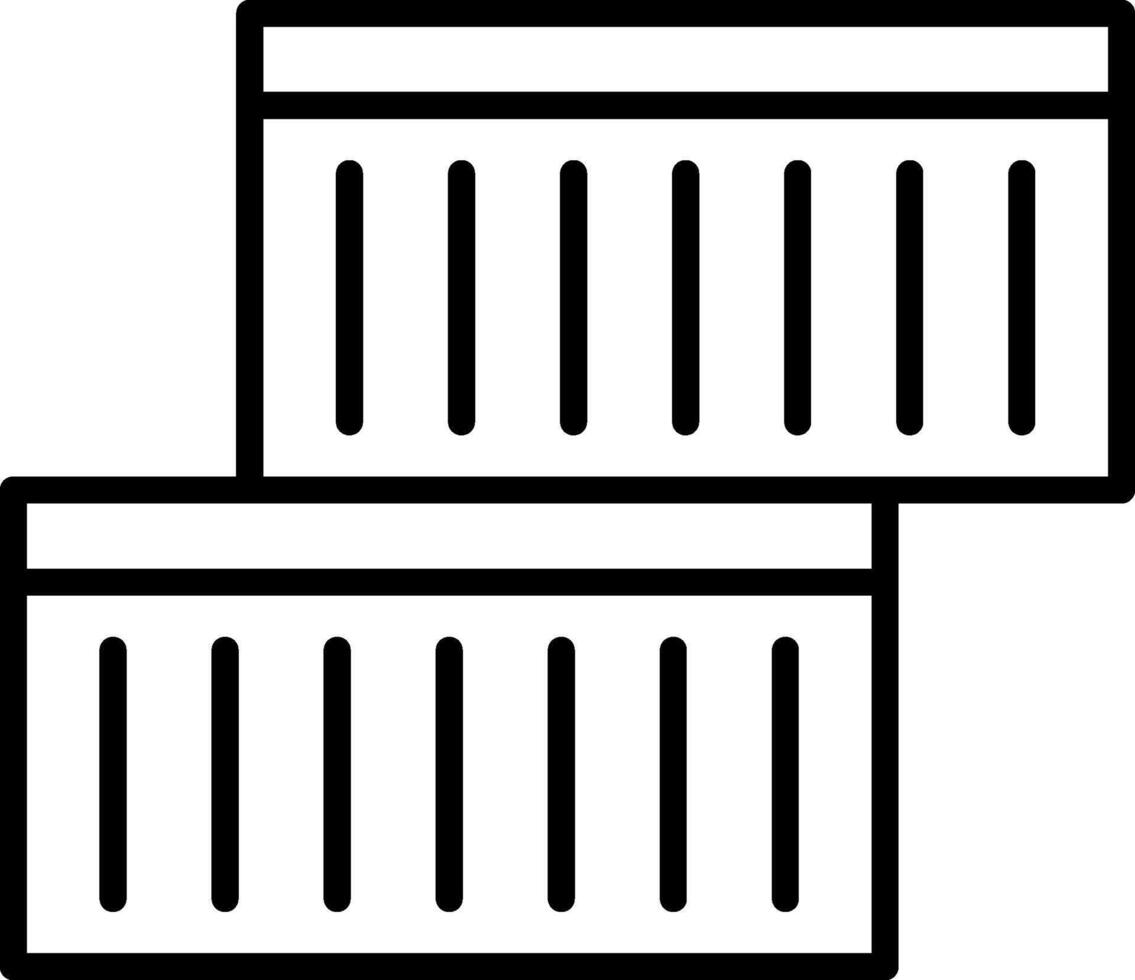 Container Line Icon vector