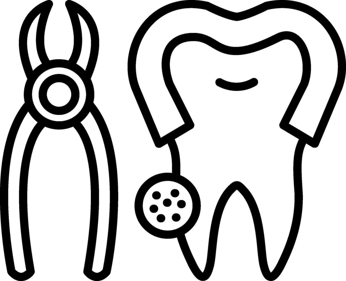 Nippers Line Icon vector
