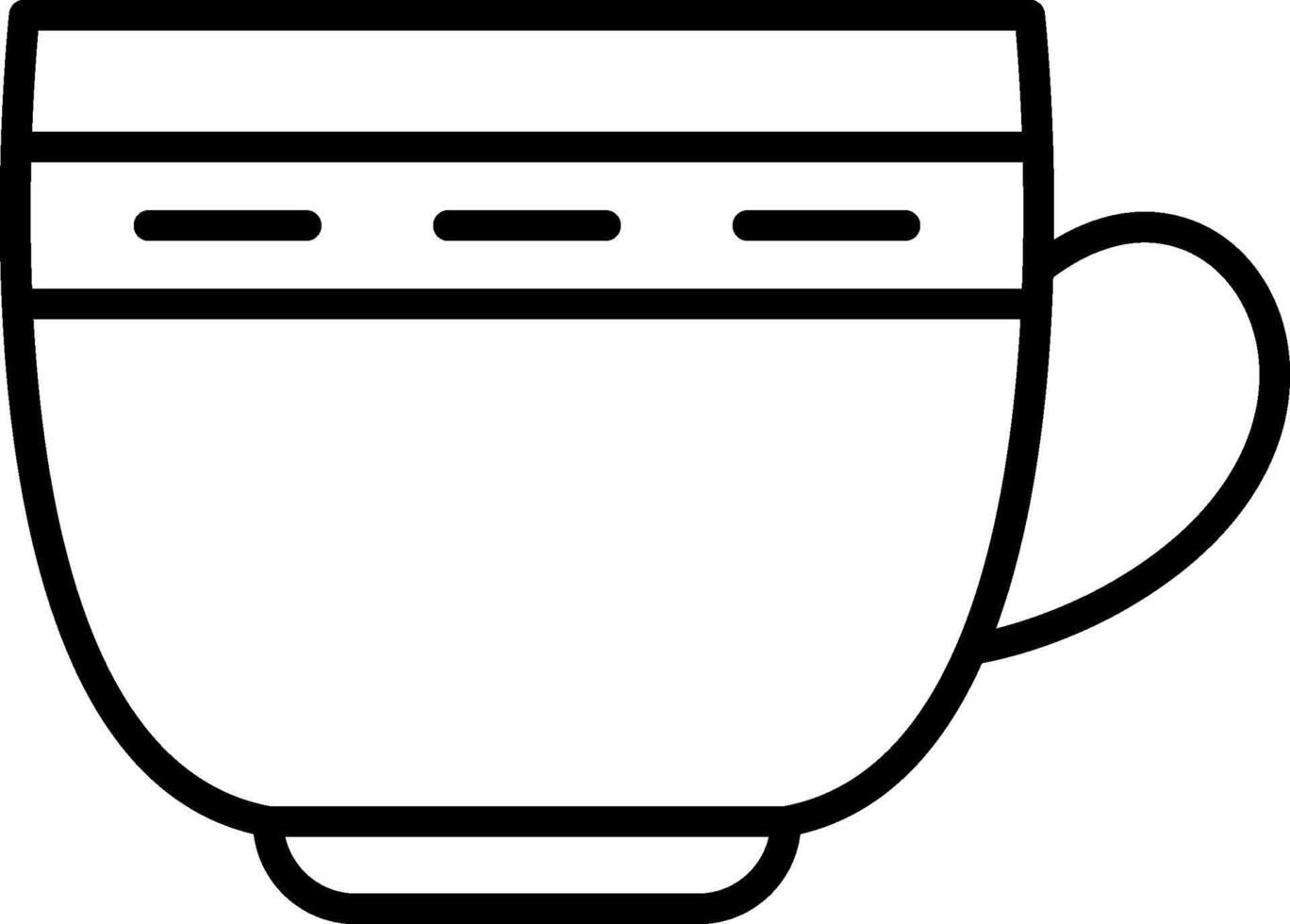 Cup Line Icon vector