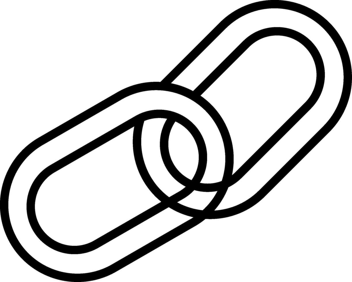 Chain Line Icon vector