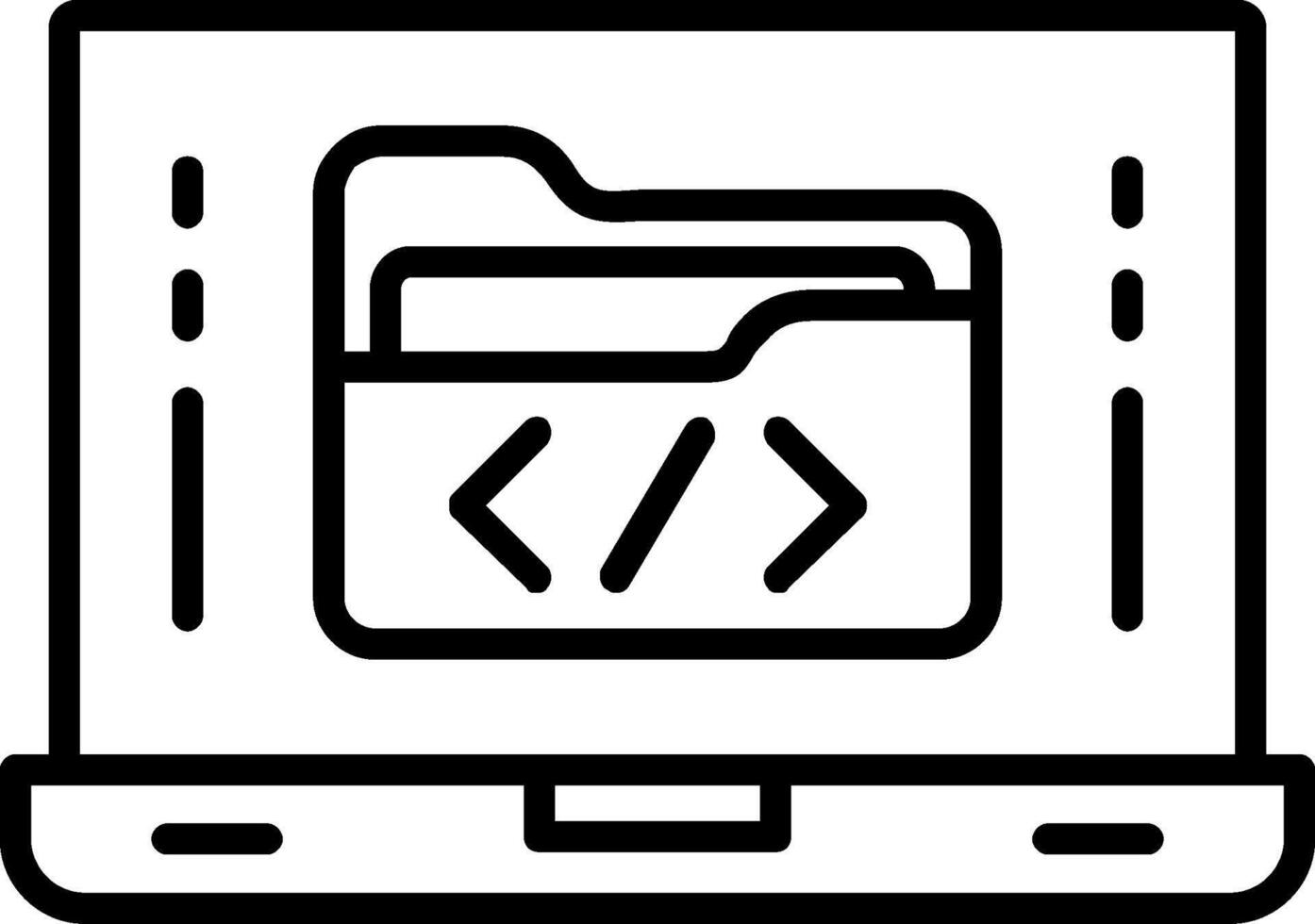 Software Development Line Icon vector