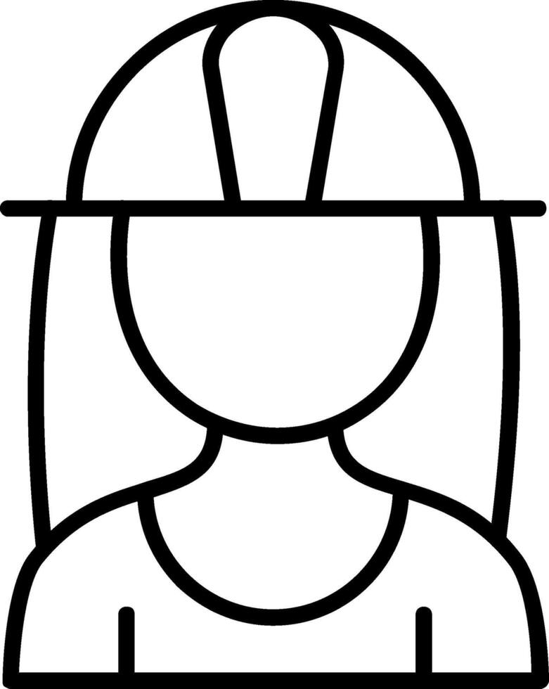 Architect Line Icon vector