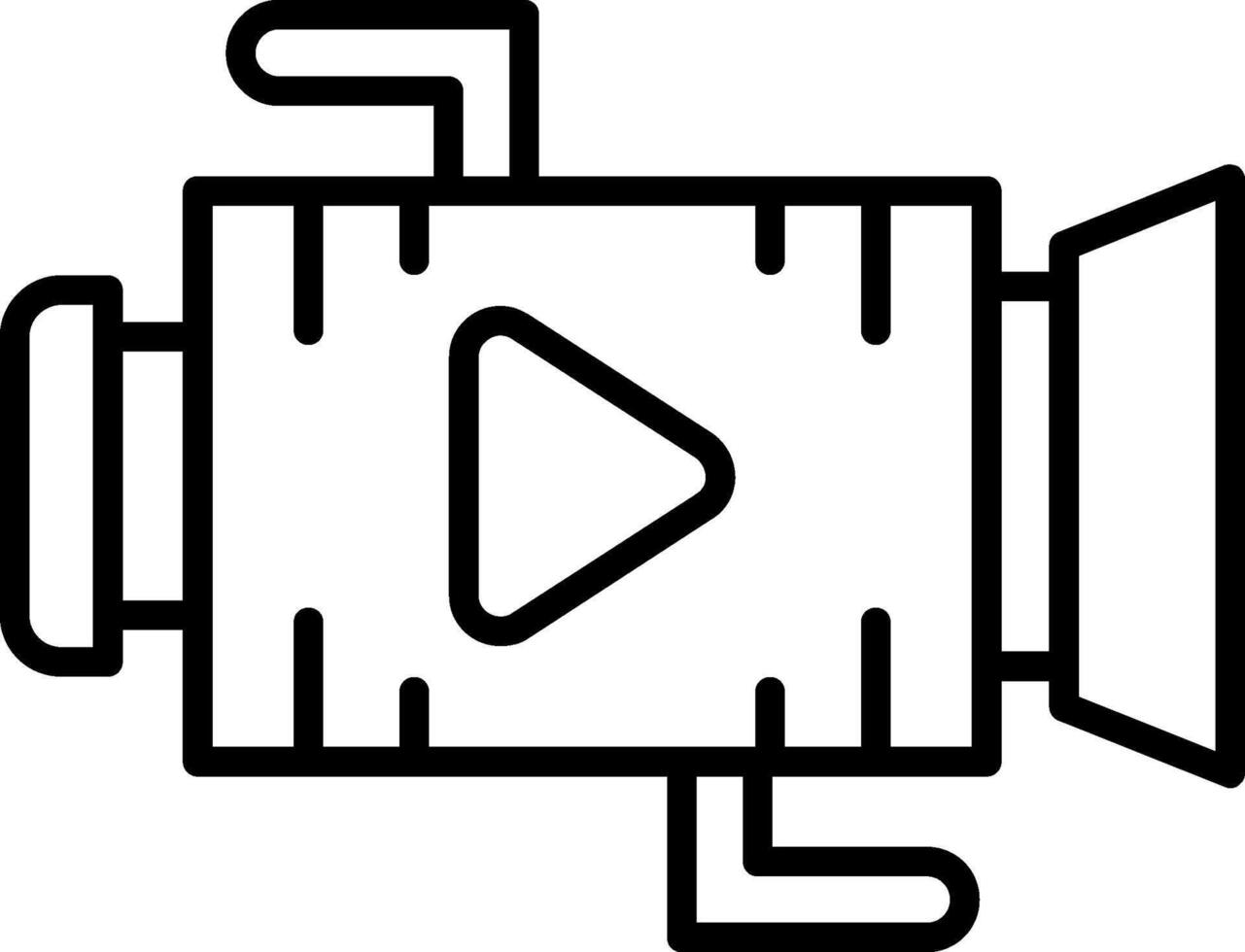 Camera Line Icon vector