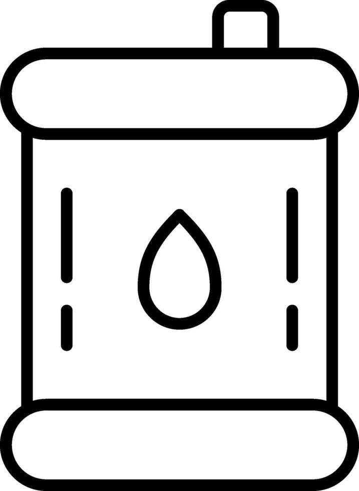 Barrel Line Icon vector