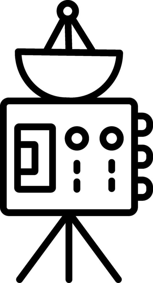 Probe Line Icon vector