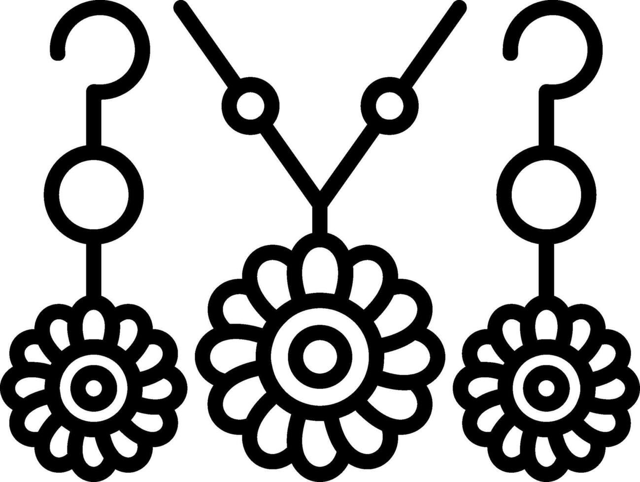 Jewelry Line Icon vector