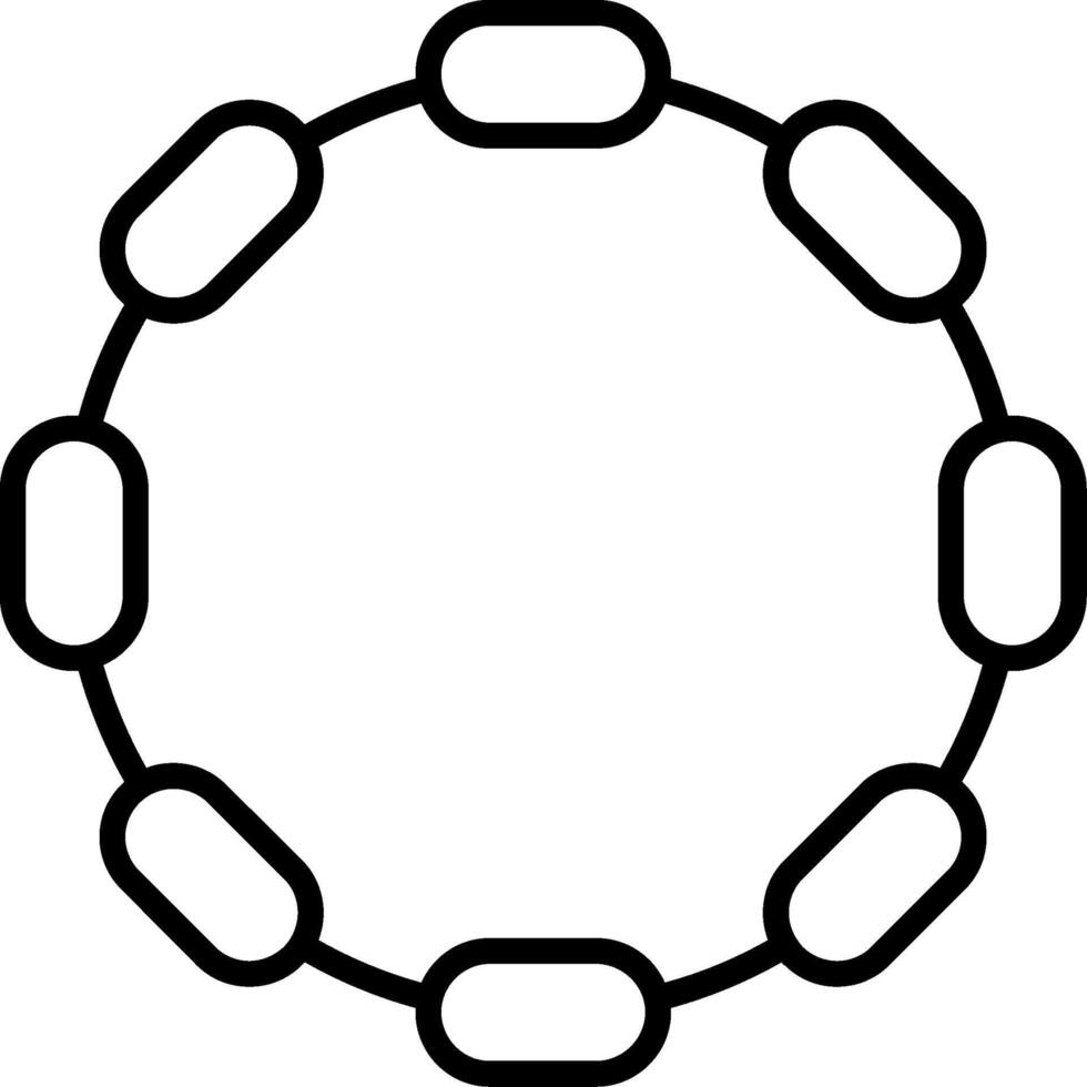 Chain Line Icon vector