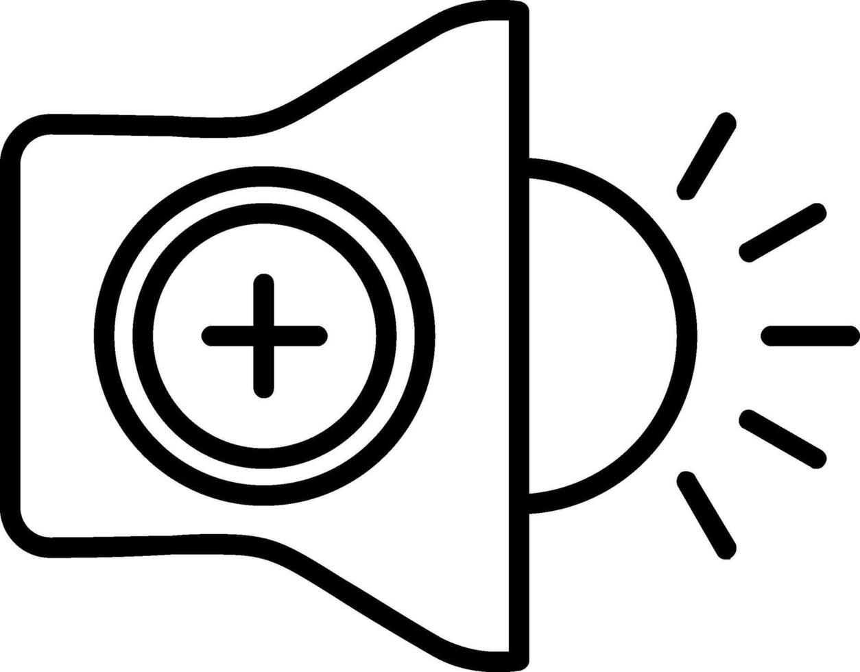 High Volume Line Icon vector