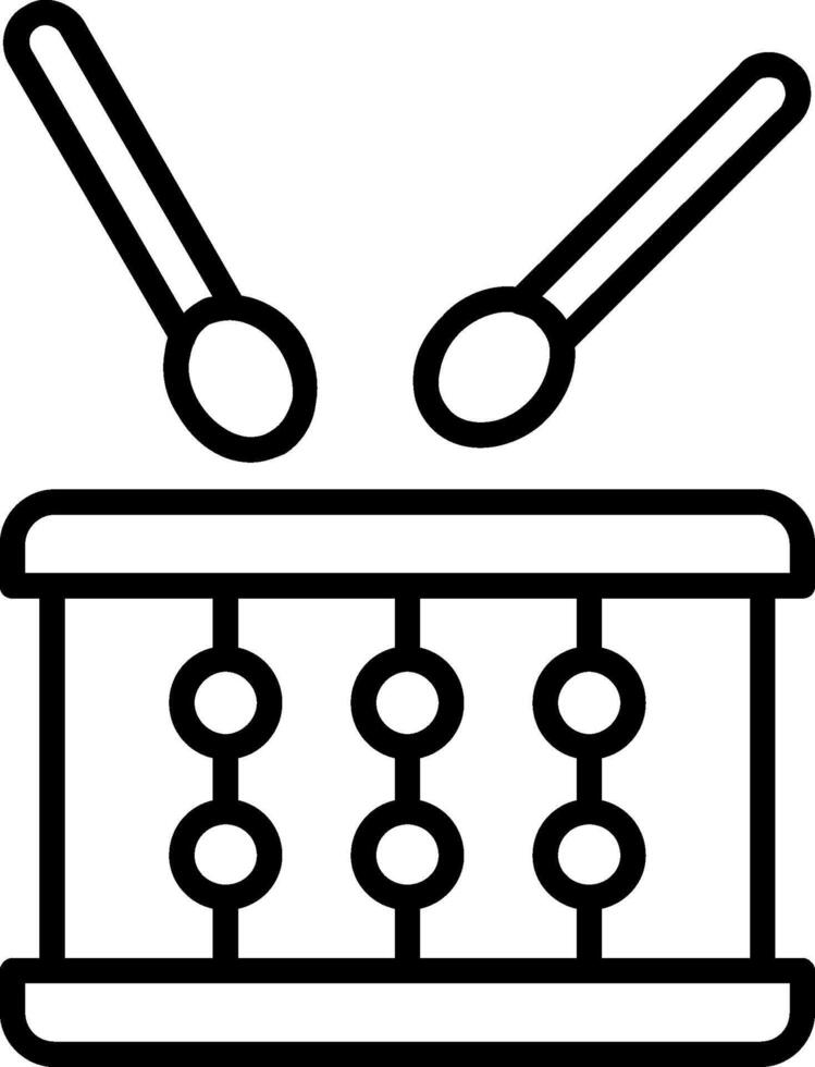 Drum Line Icon 43264708 Vector Art at Vecteezy