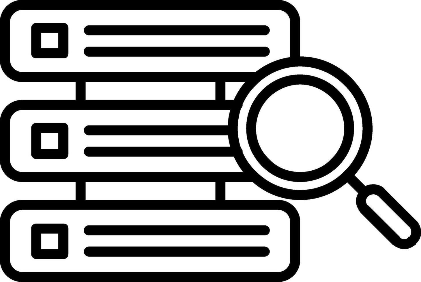 Database Line Icon vector