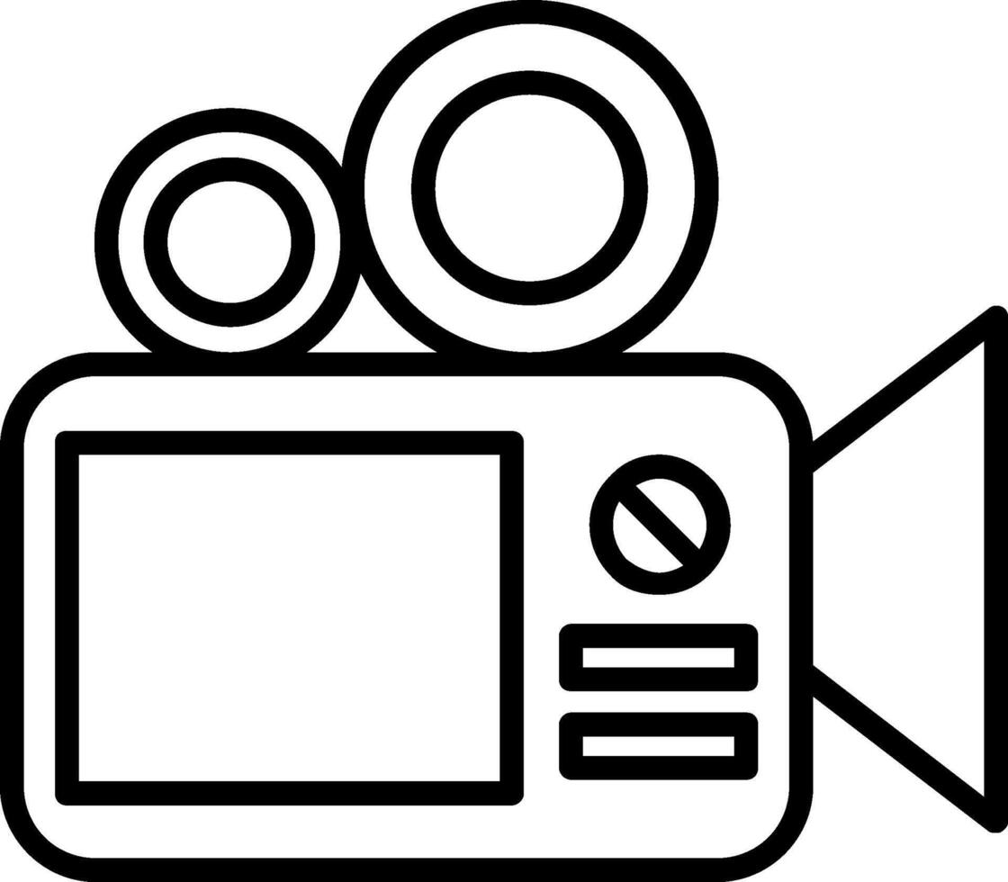 Camera Line Icon vector