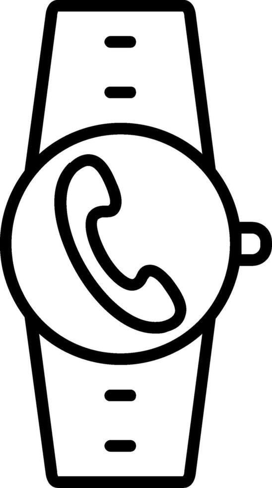 Incoming Call Line Icon vector
