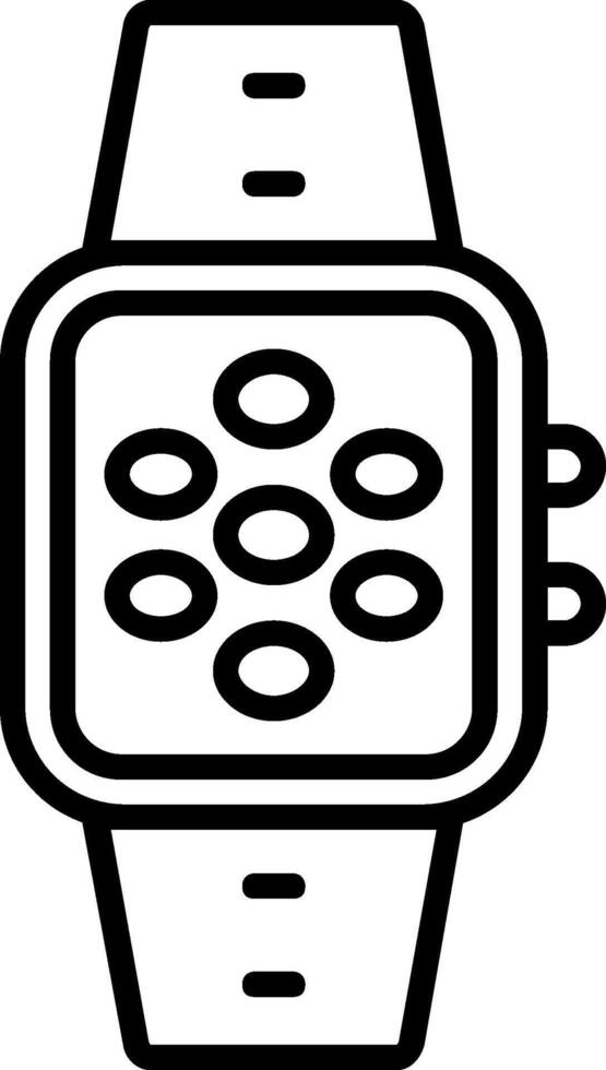 Apps Line Icon vector