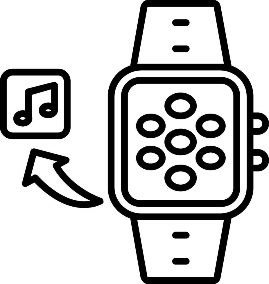 Apps Line Icon vector