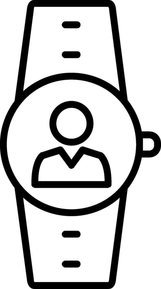 User Line Icon vector