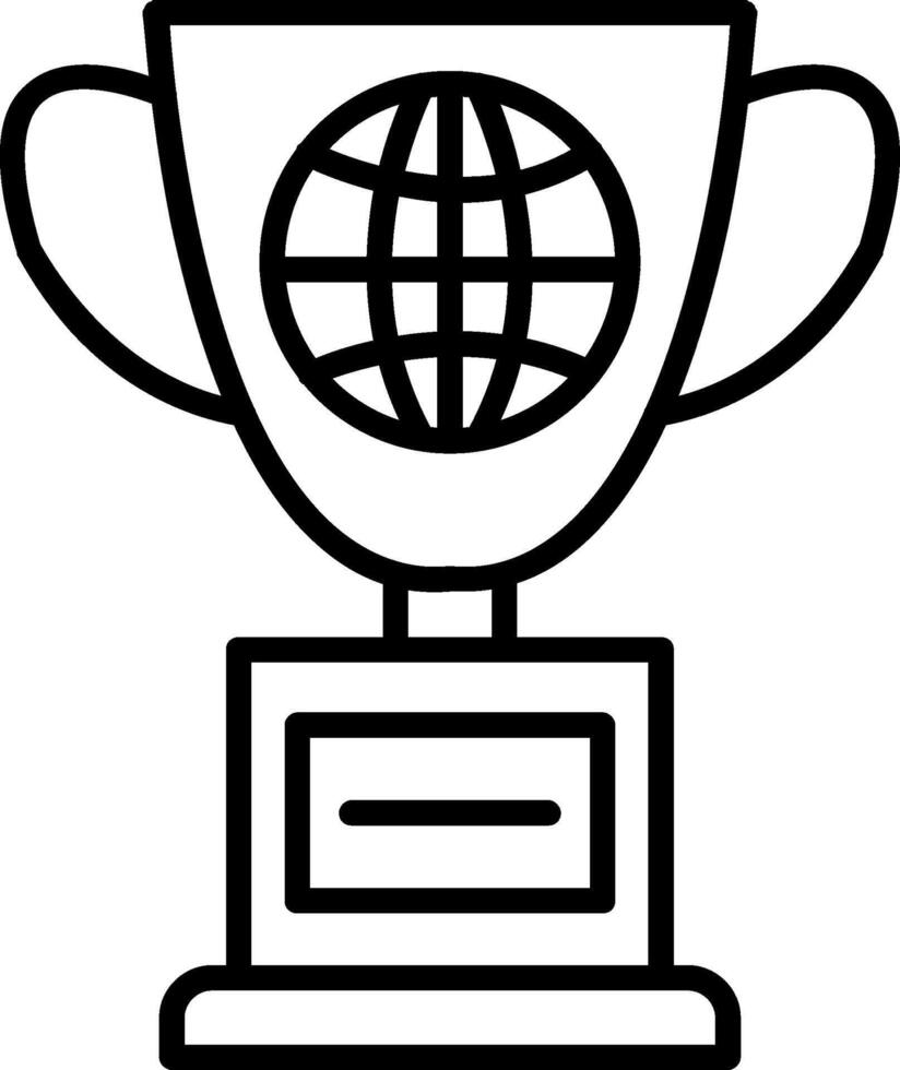 World Line Icon vector