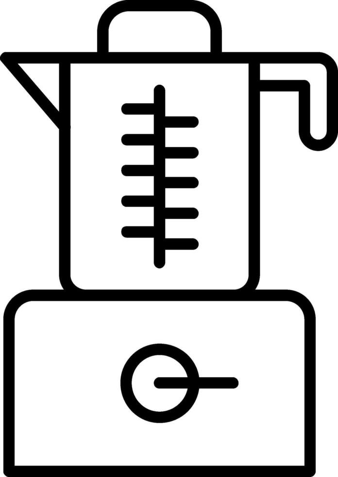 Mixer Blender Line Icon vector