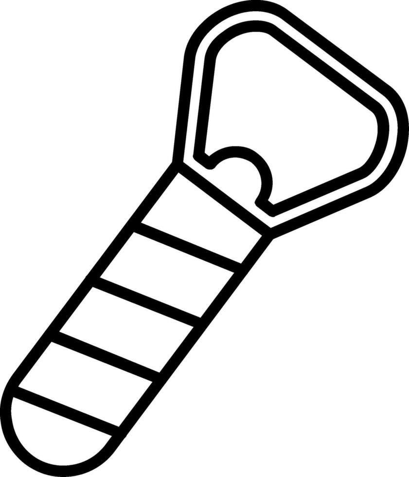 Opener Line Icon vector