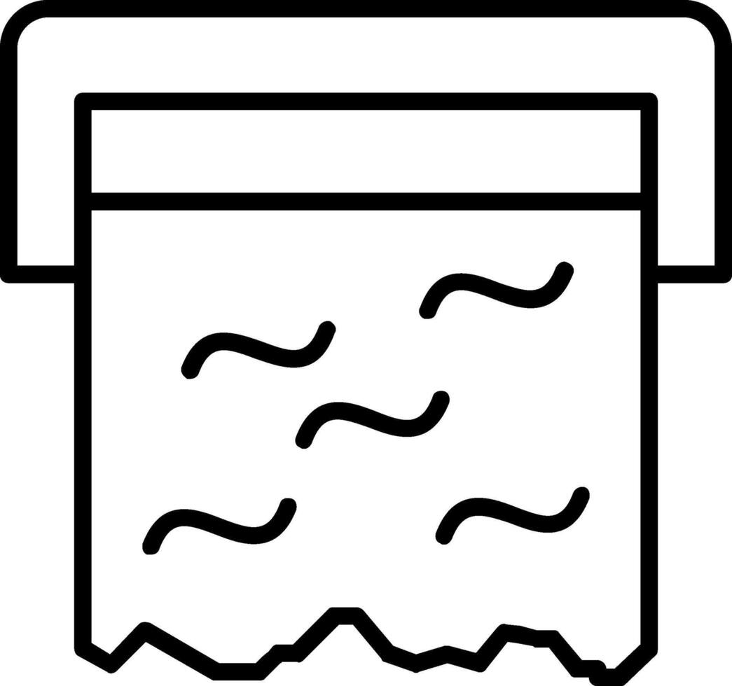 Foil Line Icon vector