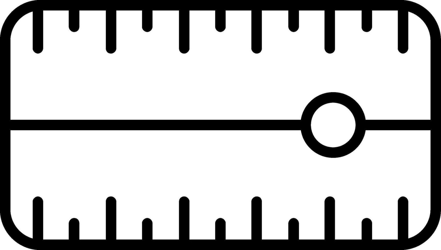 Dial Line Icon vector