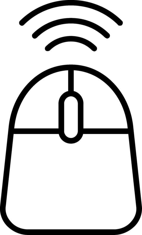 Mouse Line Icon vector