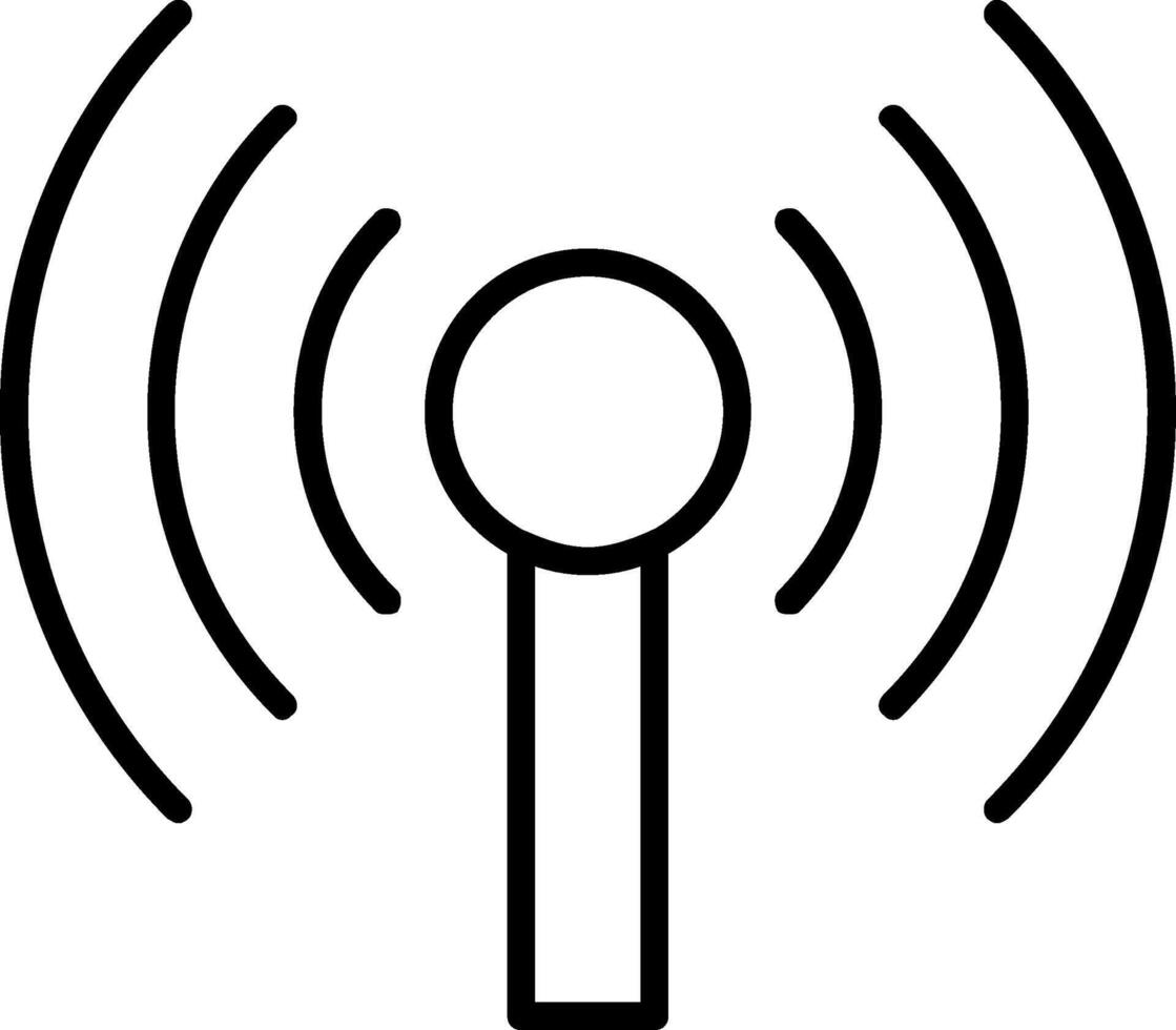 Signal Line Icon vector