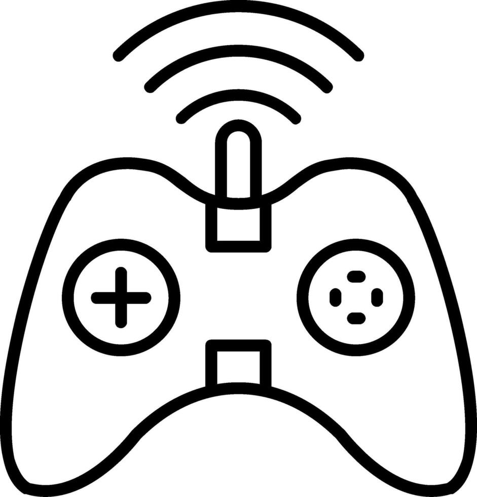 Gaming Line Icon vector