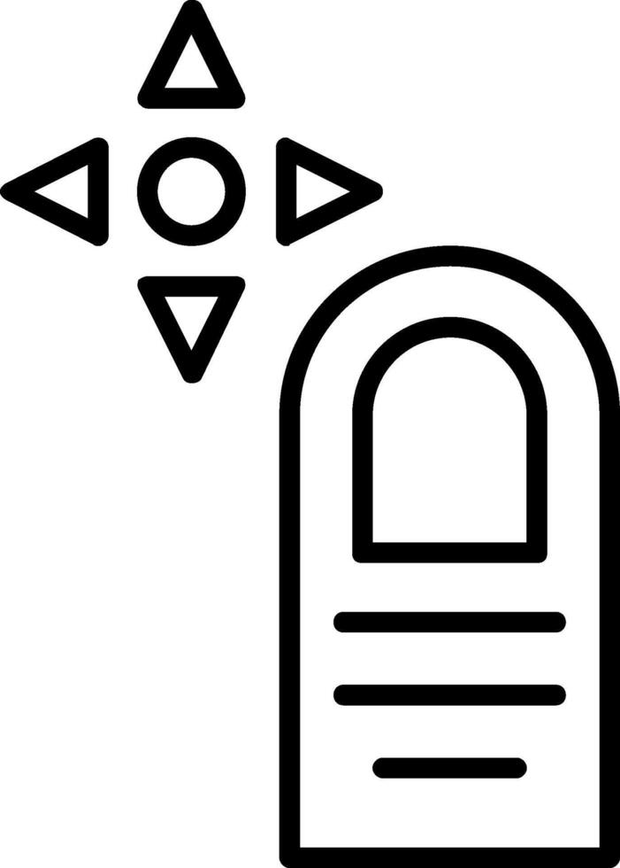 Drag Line Icon vector