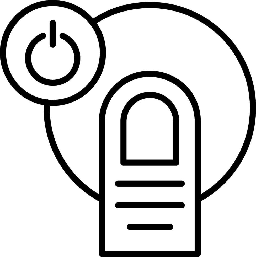 Power Line Icon vector