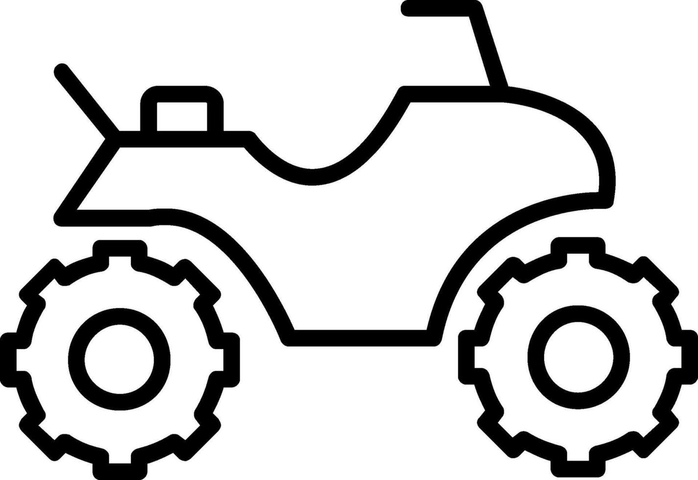 Quad Line Icon vector