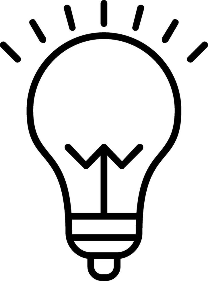 Idea Line Icon vector