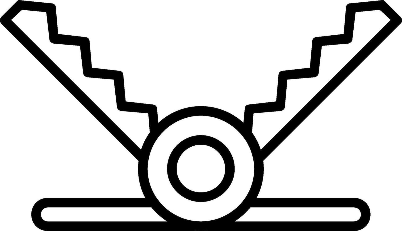 Trap Line Icon vector