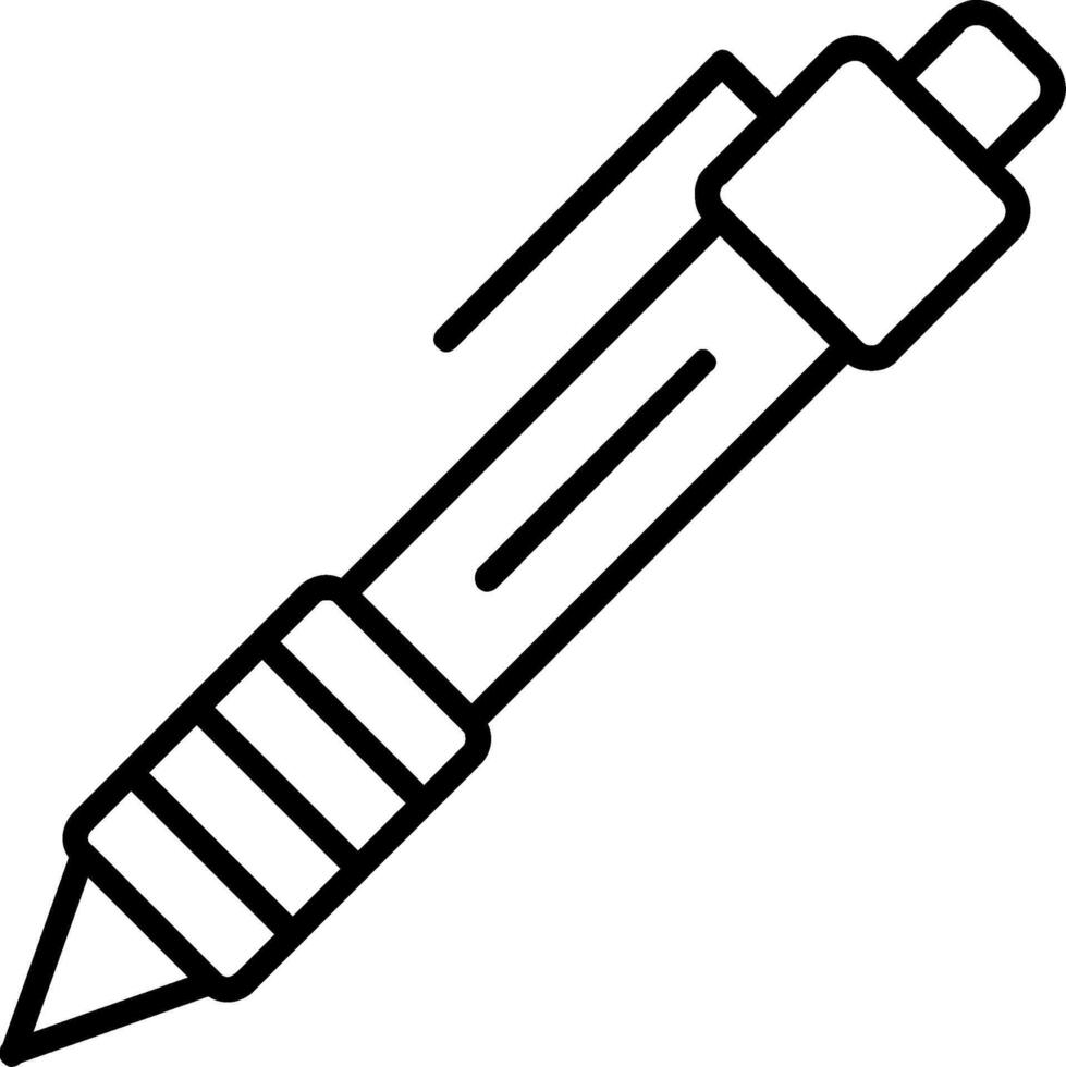 Pen Line Icon vector