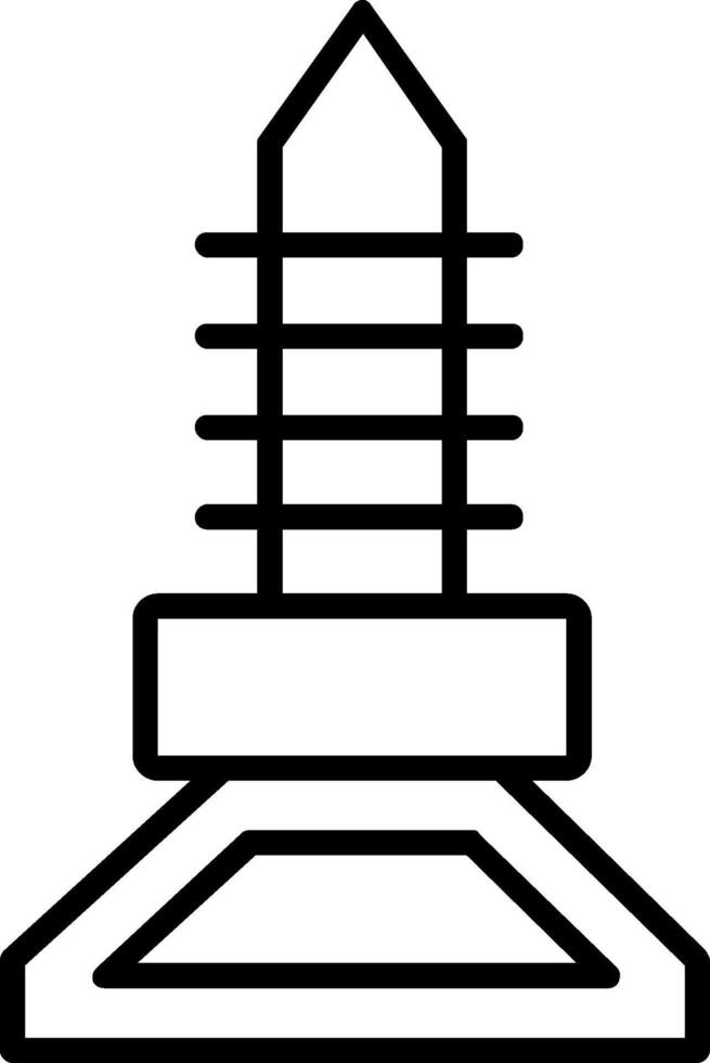 Feet Line Icon vector