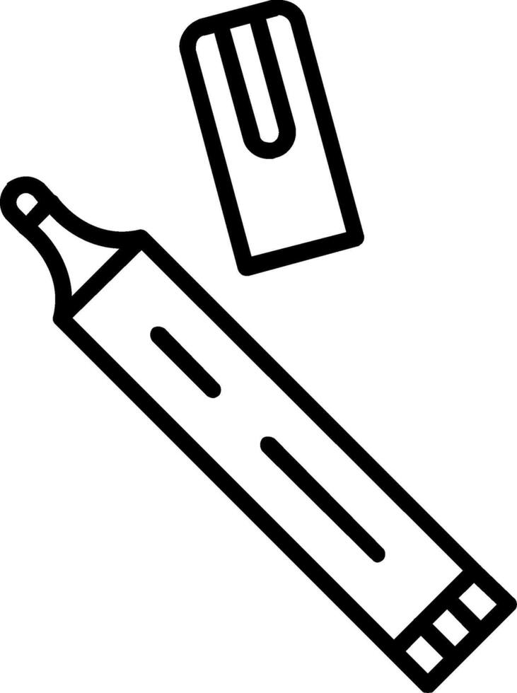 Pen Line Icon vector