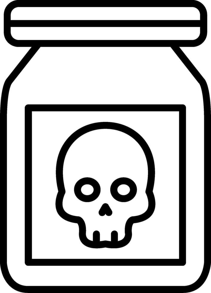 Chemical Line Icon vector
