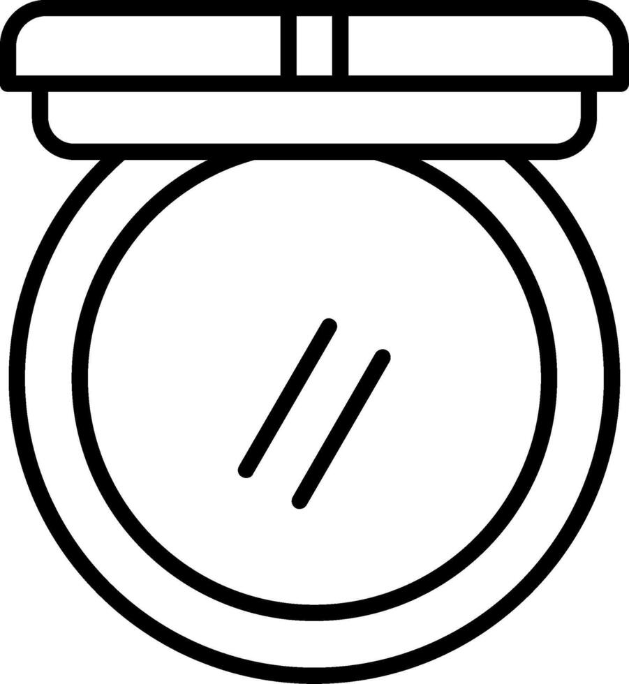 Blush Line Icon vector