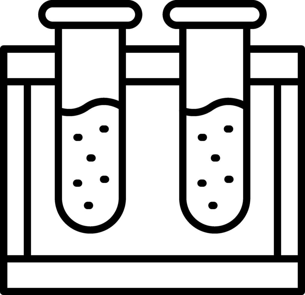 Chemicals Line Icon vector