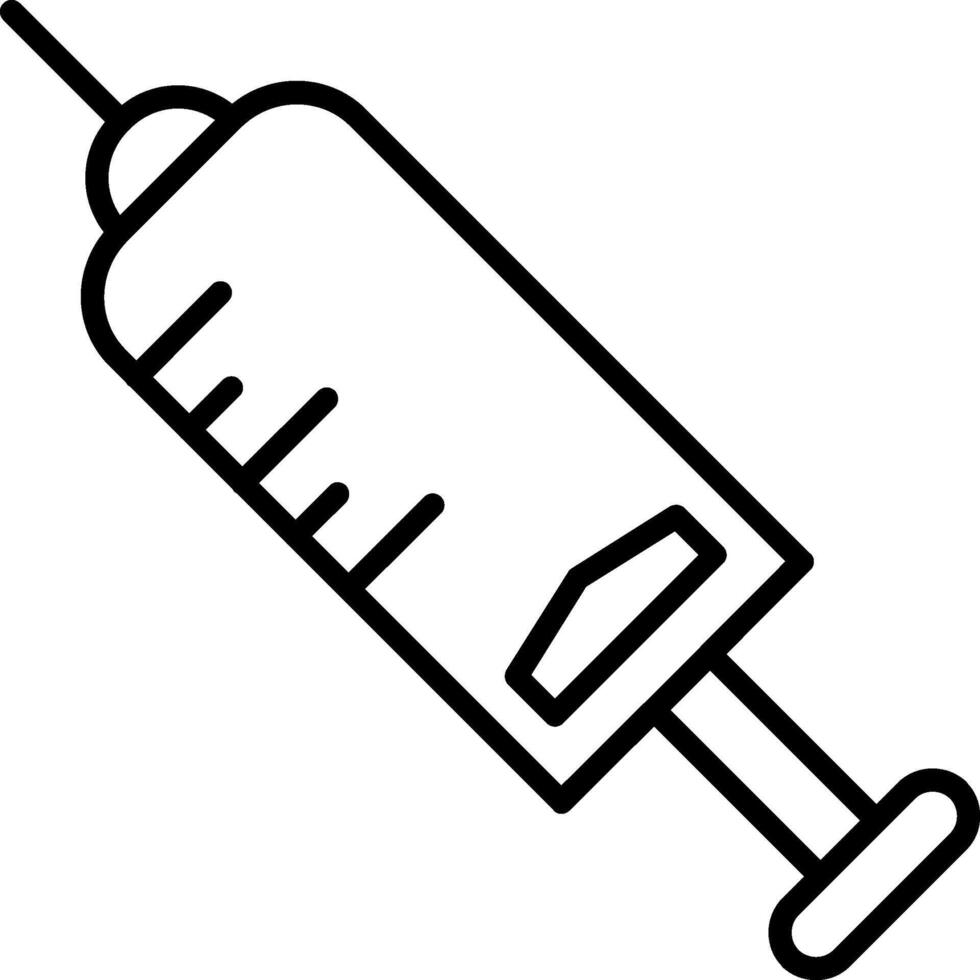Injection Line Icon vector