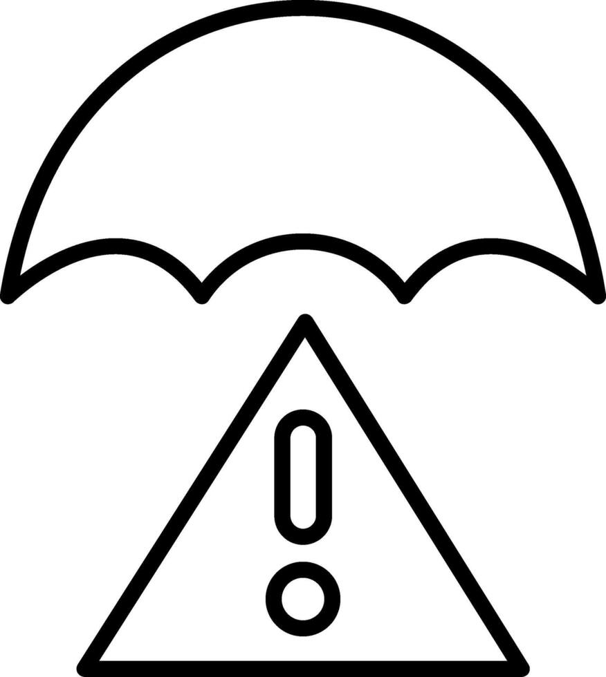 Sign Line Icon vector