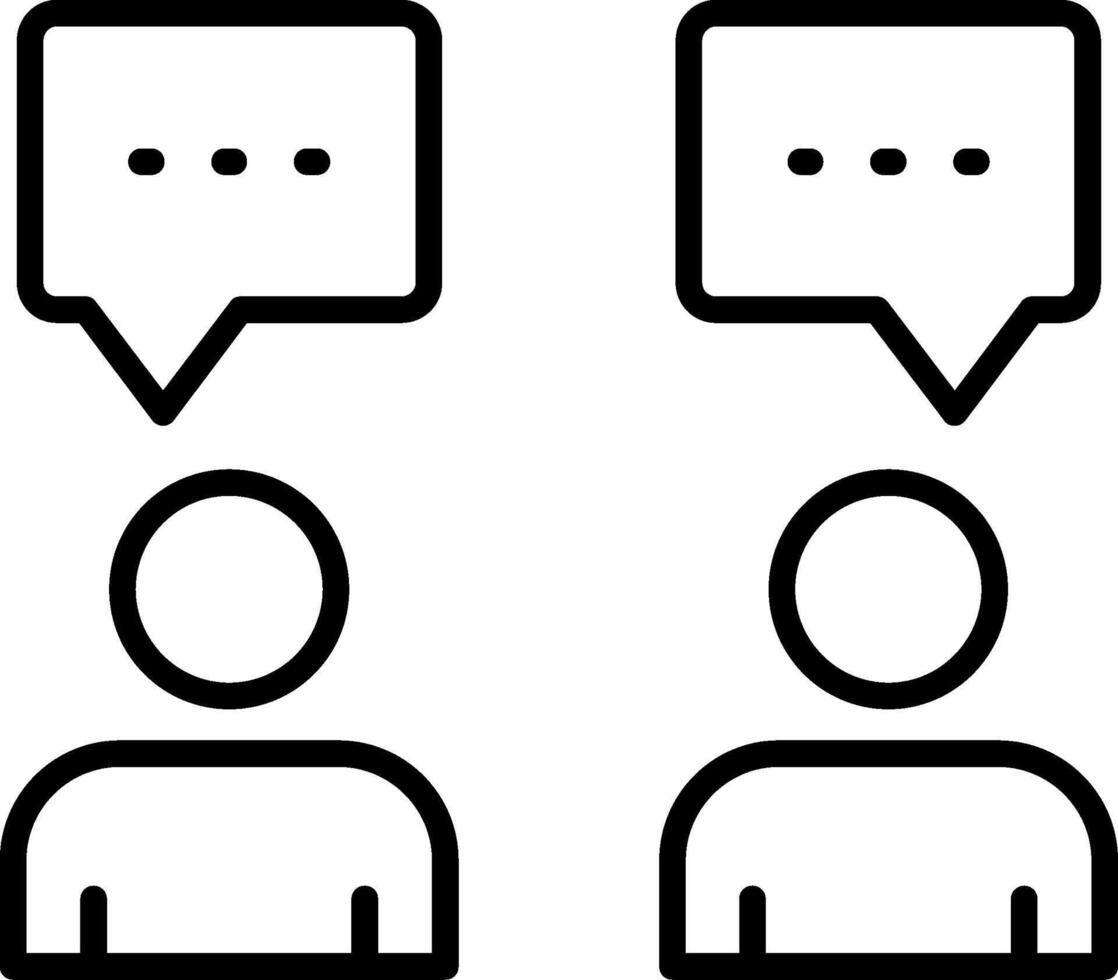 Mentor Line Icon vector