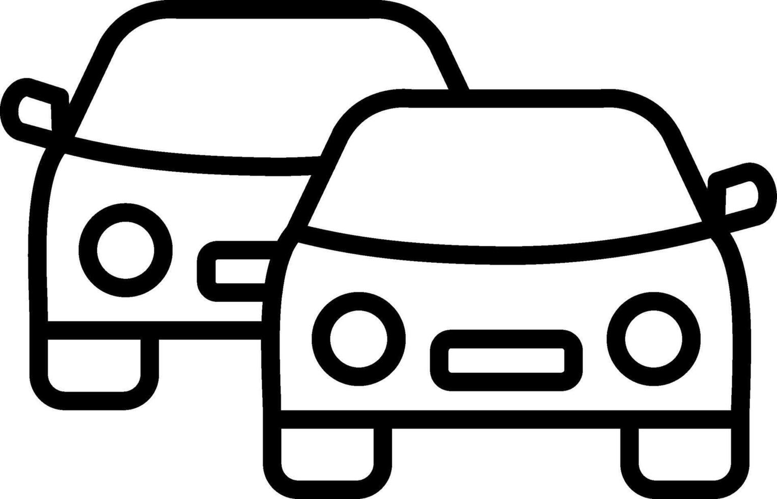 Cars Line Icon vector