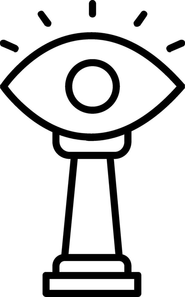Entrance Line Icon vector