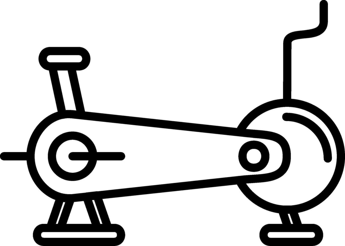 Cycling Line Icon vector