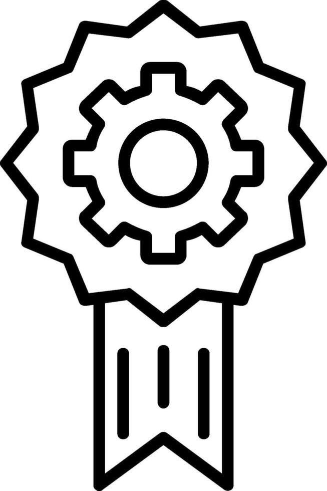Computer control Line Icon vector