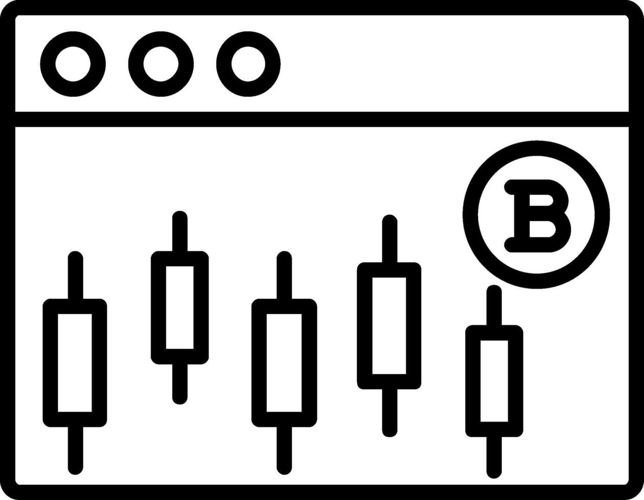 Stocks Stocks Line Icon vector