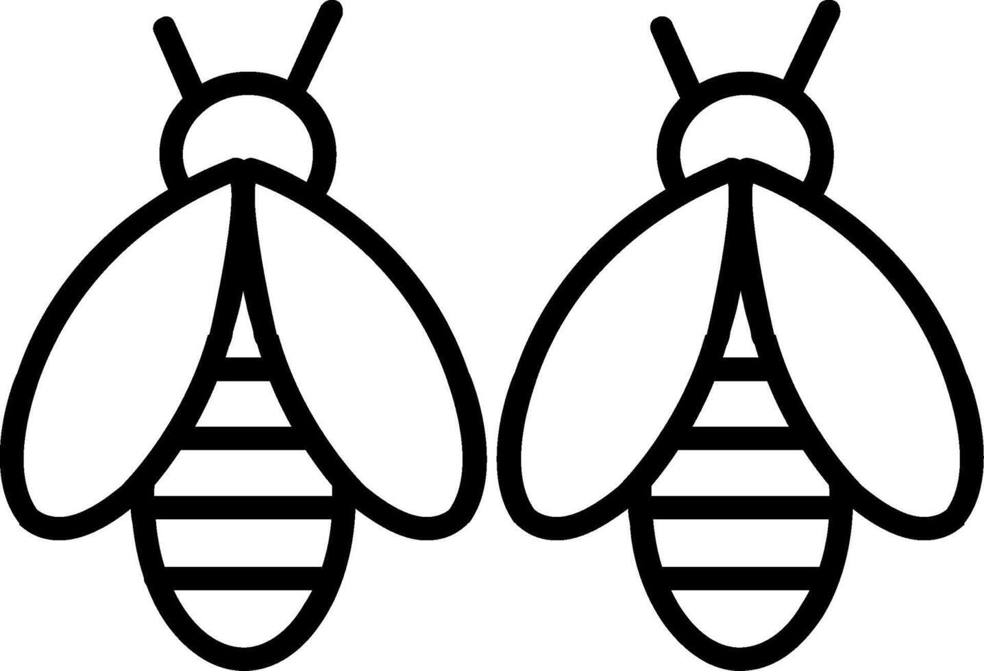 Bees Line Icon 43265708 Vector Art at Vecteezy