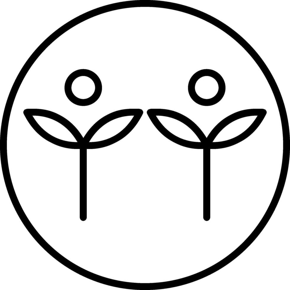 Organic Products Line Icon vector